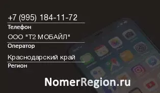 Кто звонил с 9951841172 - регион и оператор